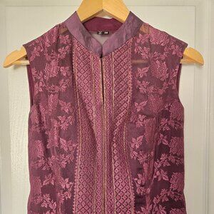 Purple Anarkali Gown